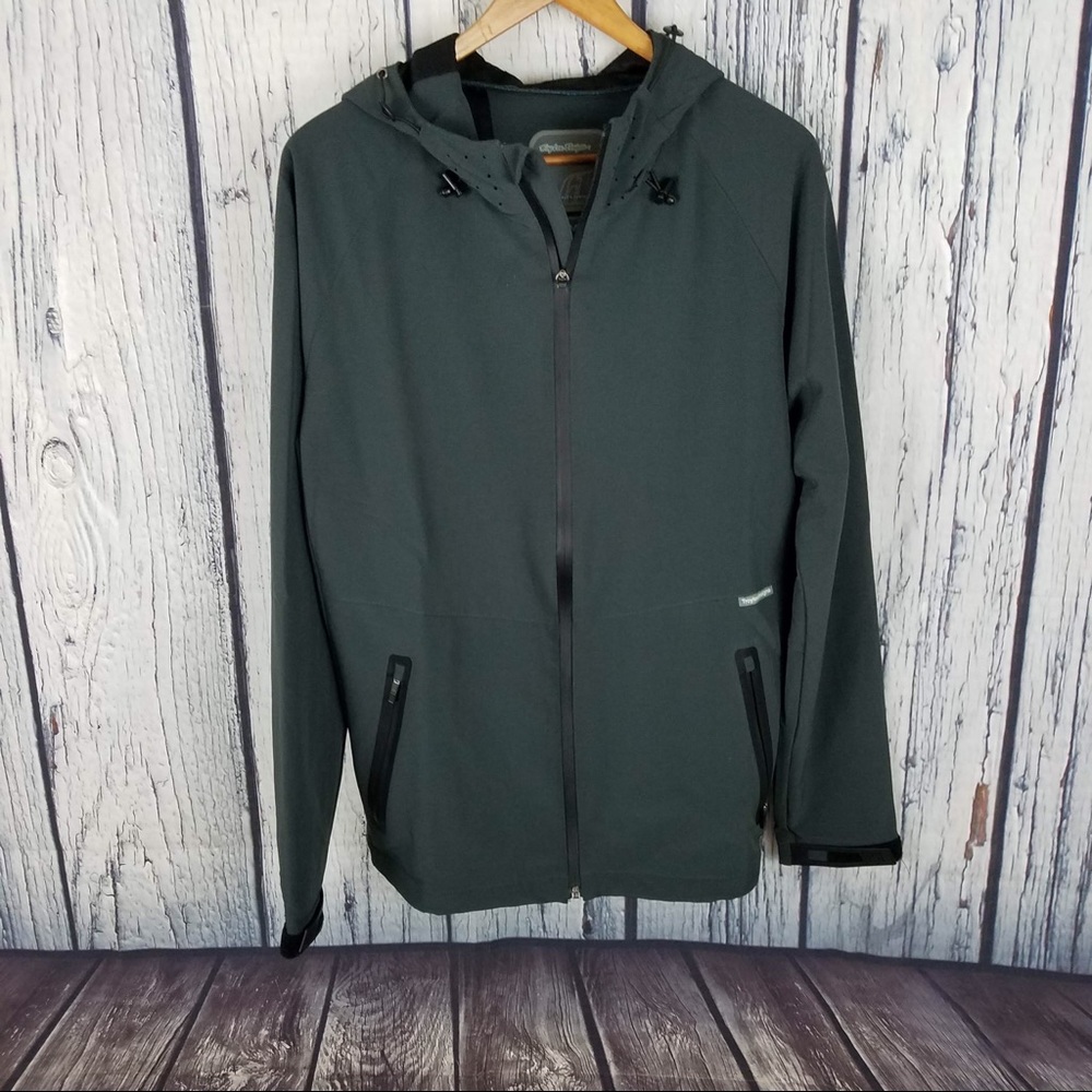 Men’s Troy Lee Designs Gray Hooded Zipper Jacket